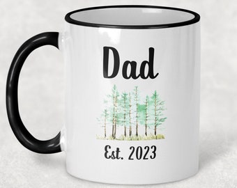 Dad Est. 2023 Mug: New Father Gift
