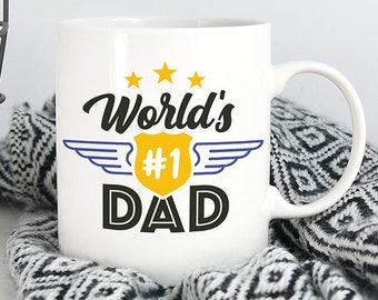 World's Best Dad Mug, Worlds Best Dad, Father's Day Gift, Dad Mug, Gifts For Dad, Daddy Mug, Father Mug, Best Dad Coffee Mug, Father Mug