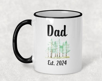 Dad Est. 2024 Mug: New Father Gift