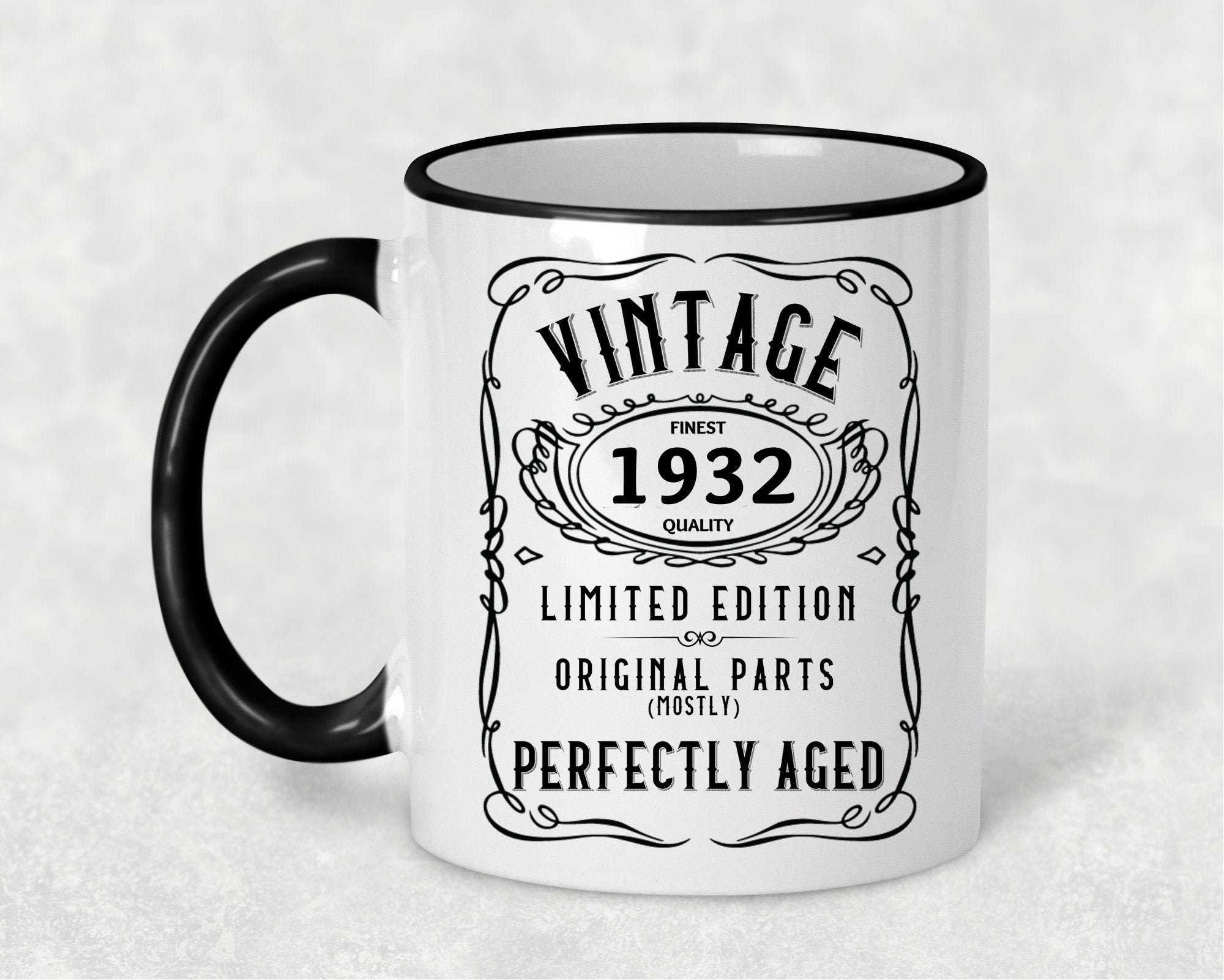 1932 Vintage Gift 93nd Birthday Gift Mug Limited Edition for Women 93 Birthday for Men 93 Year Old Birthday Gift Legend was are born