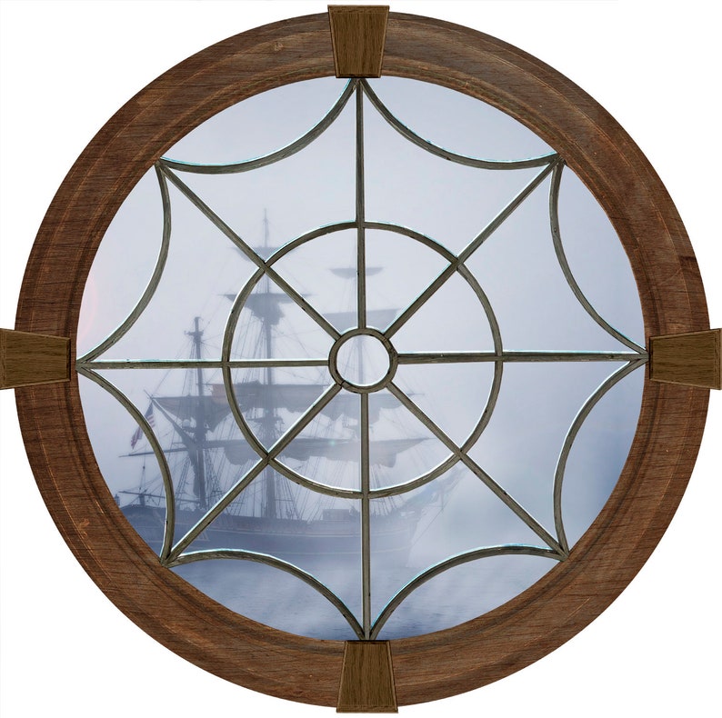 Perfect for Walls and More Halloween DIY Spiderweb Window Ghost Ship