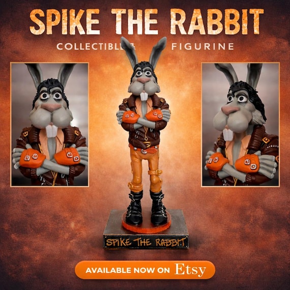 By SATASTEKIN - Michael Jackson Spike the Rabbit 3D Resin Figure