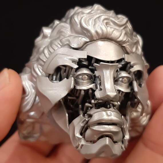 Michael Jackson Moonwalker Robot Transformation Bust Set – 6