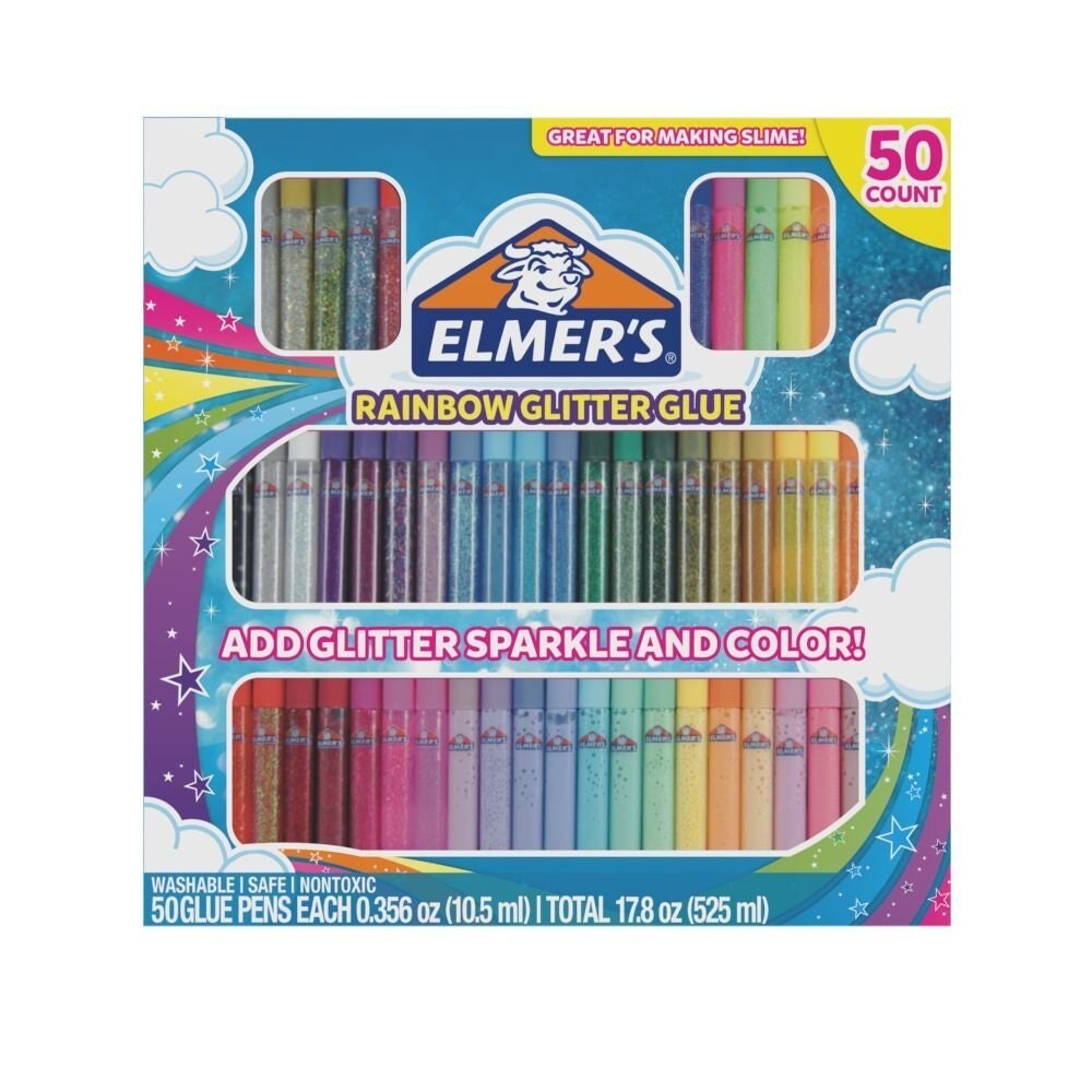 Rainbow Glitter Glue Pens - 6 Piece Set, Hobby Lobby