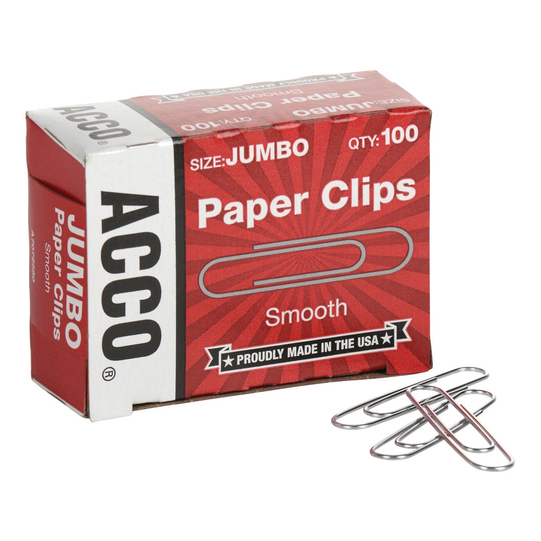 Jumbo on sale paper clips