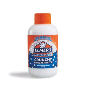 Elmers Crunchy Slime Activator Magical Liquid Glue Slime Activator, 2 ...