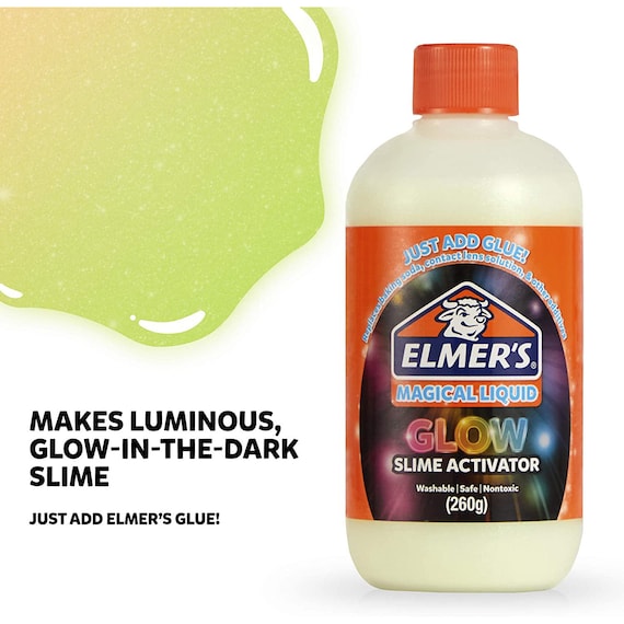 Elmer’s Glue Slime Magical Liquid Activator Solution; 8.75 fl. oz. Bottle;  Homemade Slime, Paper Crafts, Art Work, School, Kids Crafts