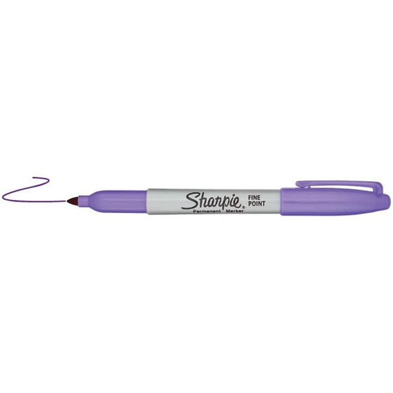 Sharpie Permanent Marker, Fine Point, Lilac LIGHT PURPLE Permanent Marker,  1-count 