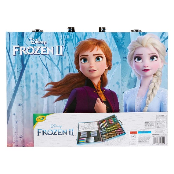 Crayola Frozen 2 Inspiration Art Case, 100 Art & Coloring Supplies, Gift  for Kids, Ages 5, 6, 7, 8 