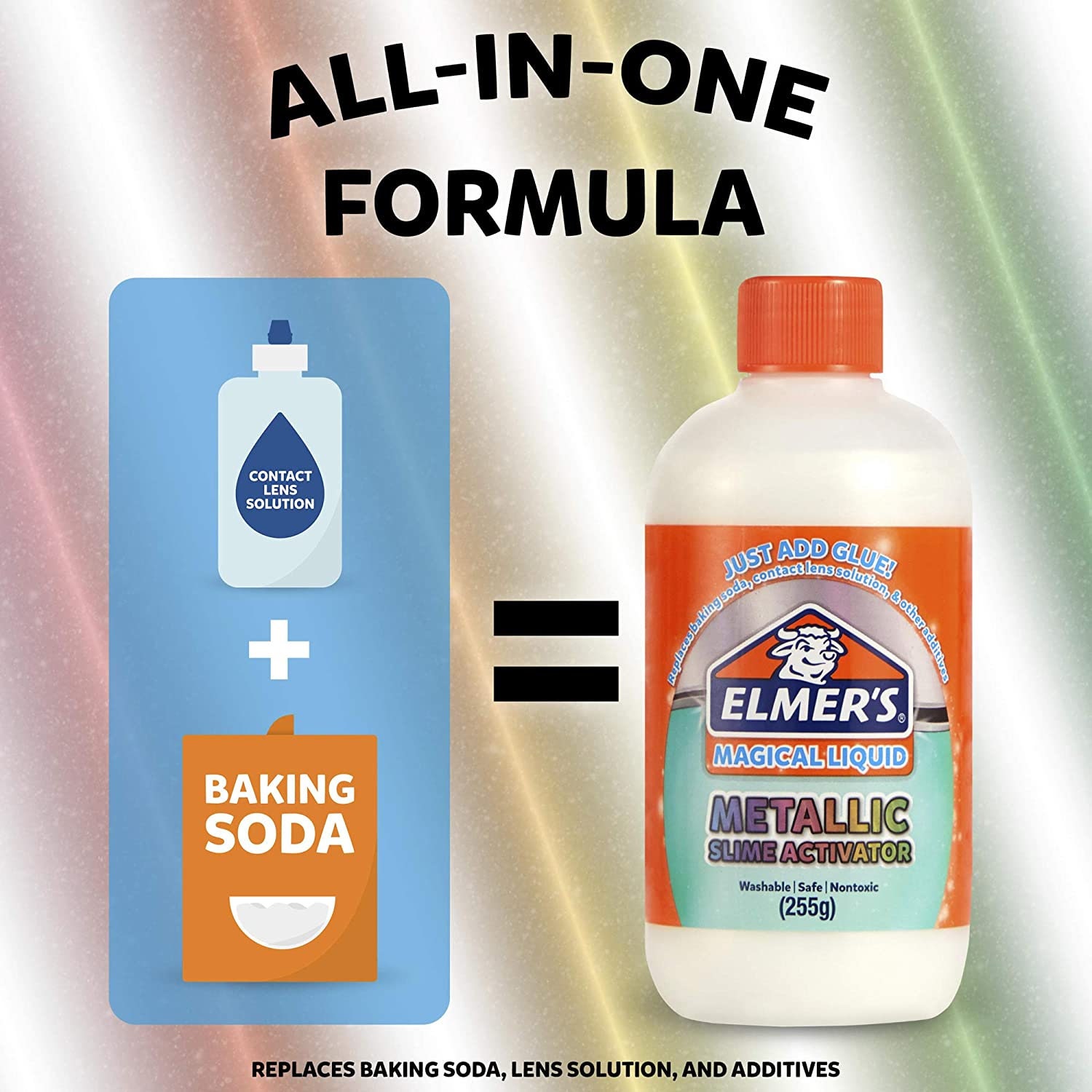 Elmer's Glue Slime Magical Liquid Activator Solution 32 oz Dries