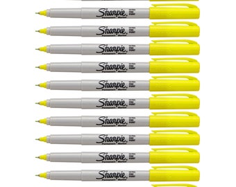 Metallic Sharpie Permanent Marker Fine Point Tip 6 Pack Gold, Silver and  Bronze Sharpie Sharpie Metalic Drawing, Arts, Crafts Markers 