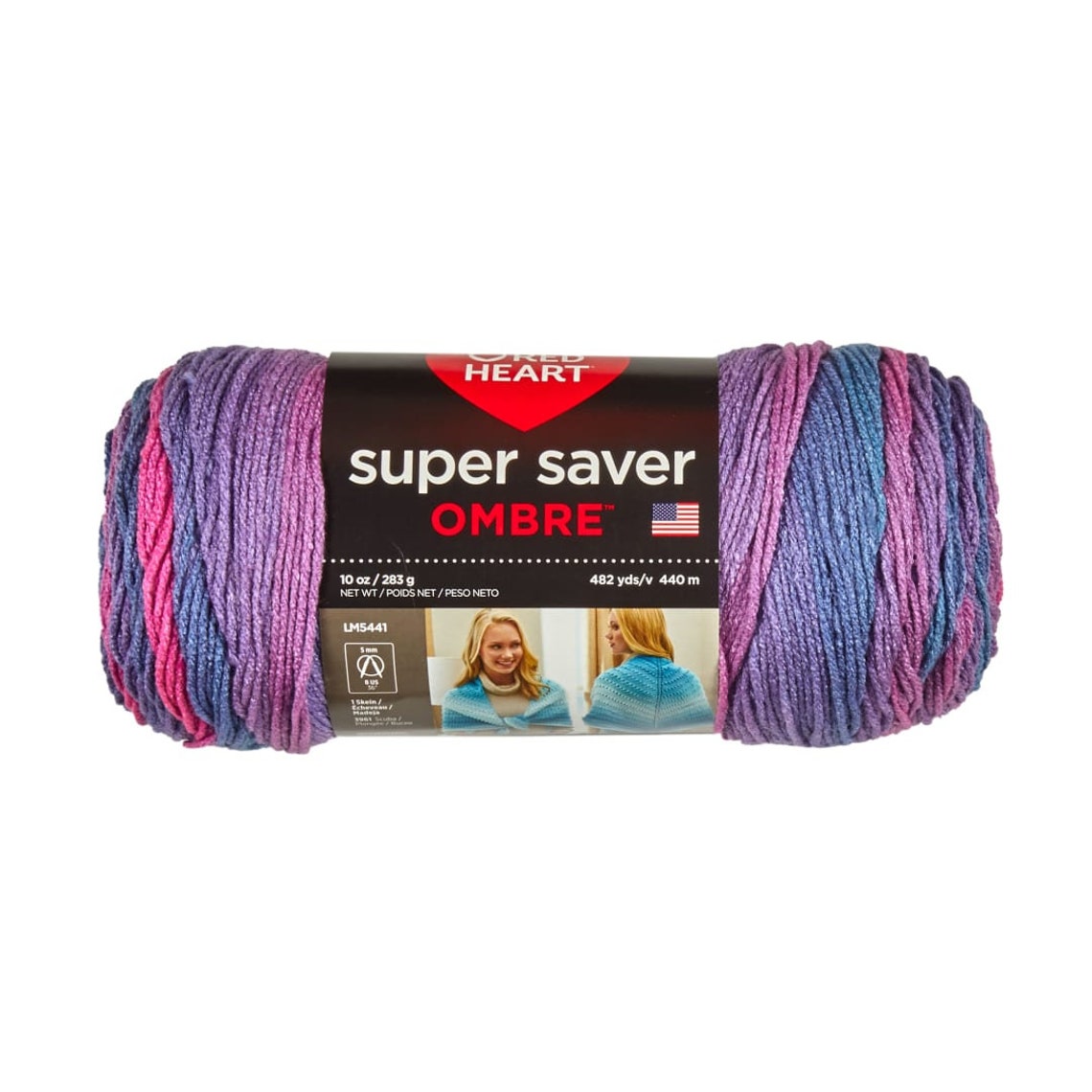 Red Heart Super Saver Ombre Yarn Etsy