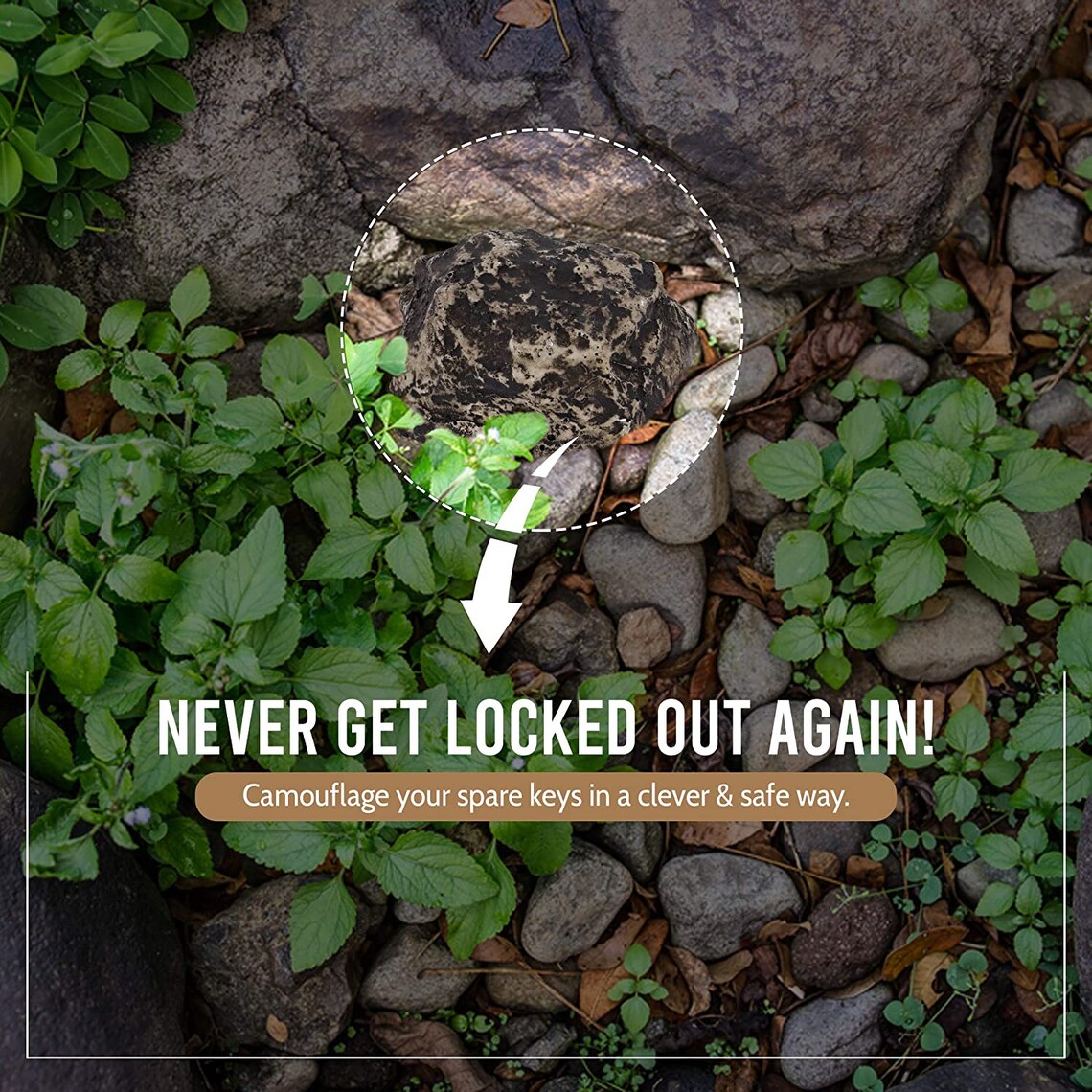 Outdoor Rock HIDE A KEY House Home Emergency Spare Key Car Etsy