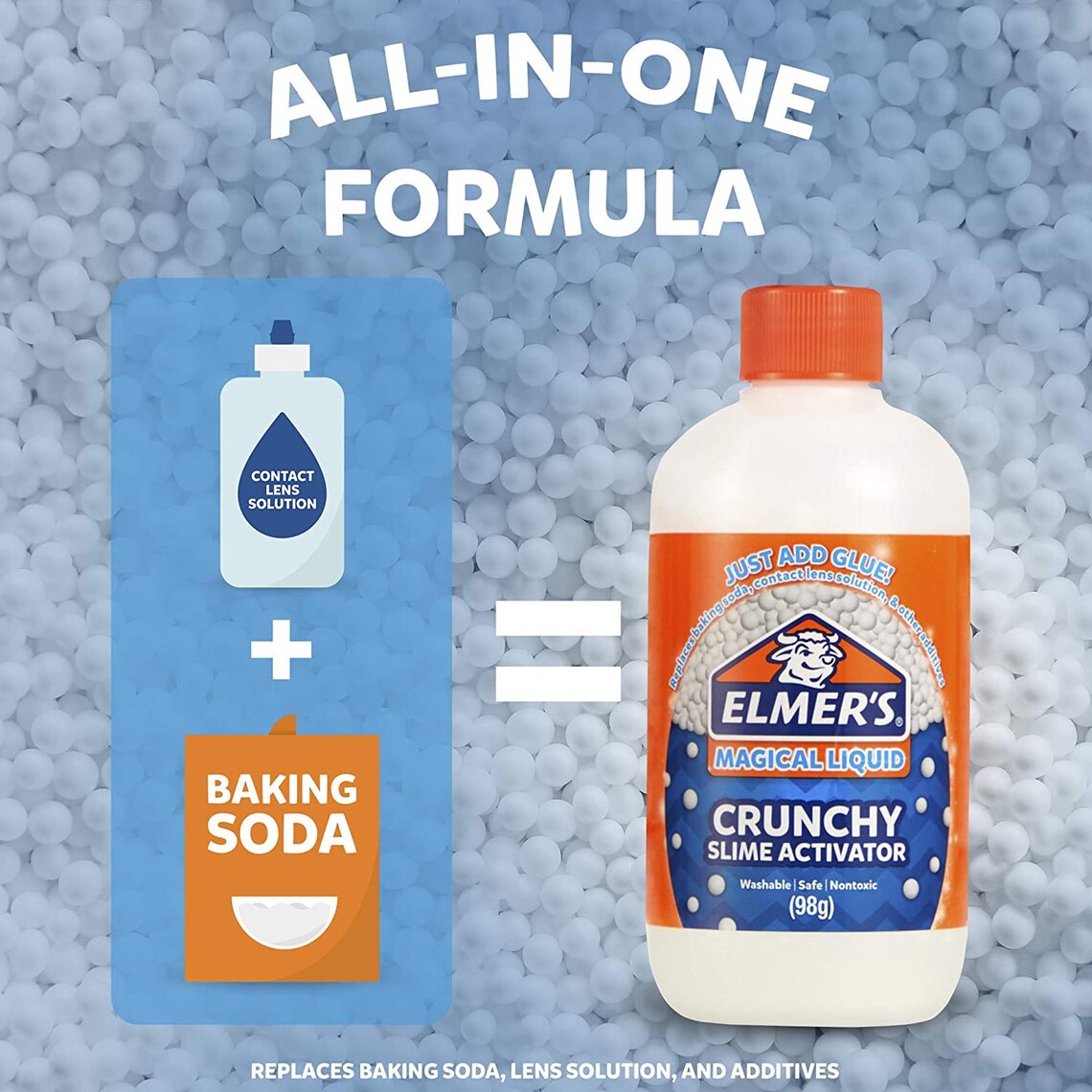 Elmers Crunchy Slime Activator Magical Liquid Glue Slime Etsy