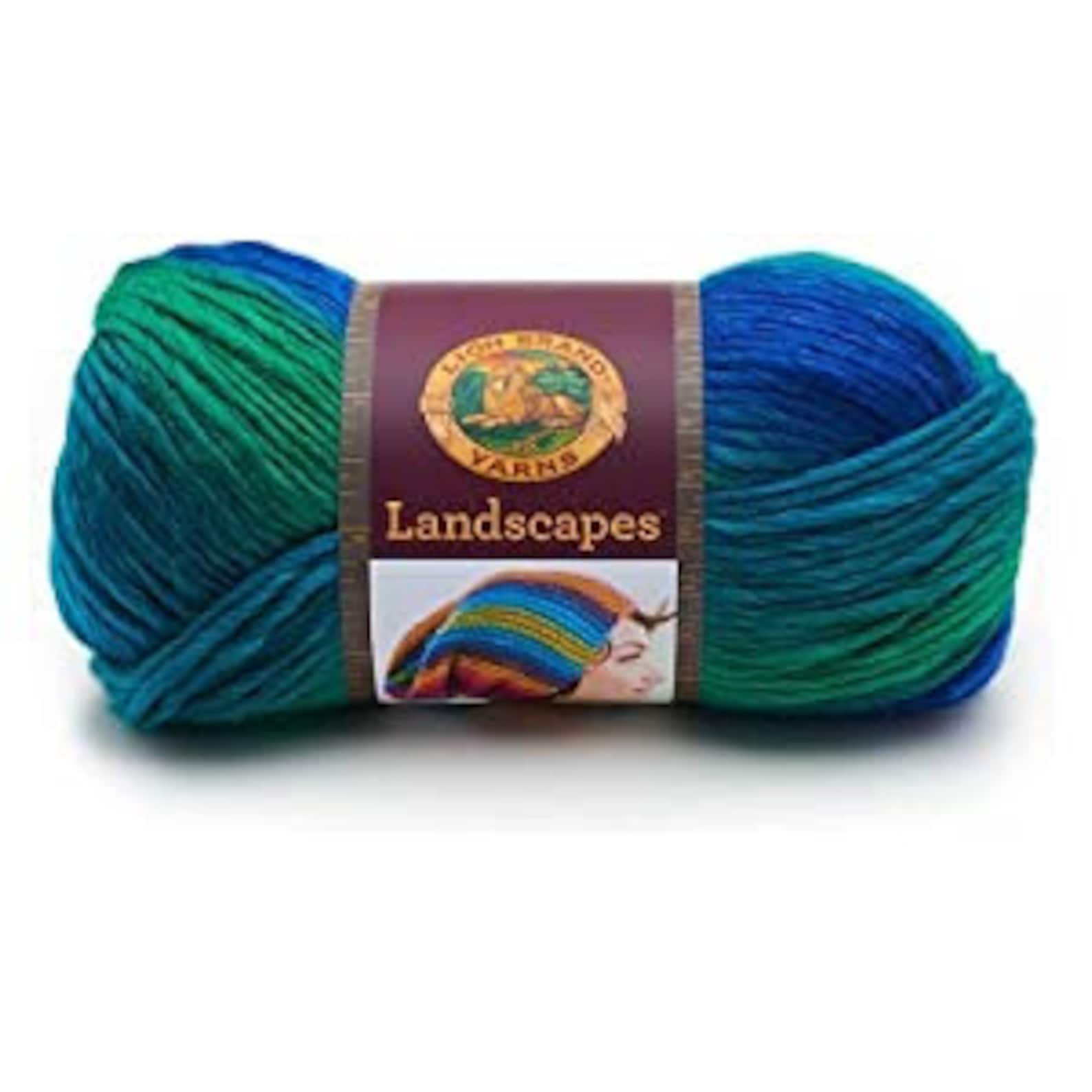 Lion Brand Landscapes Yarn Etsy
