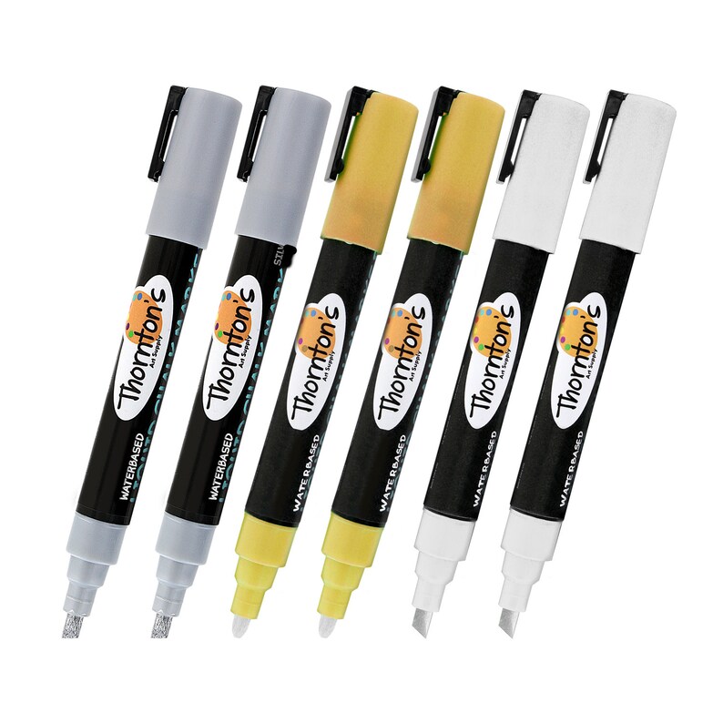 Thornton's Art Supply Liquid Chalk Markers With Reversible Etsy