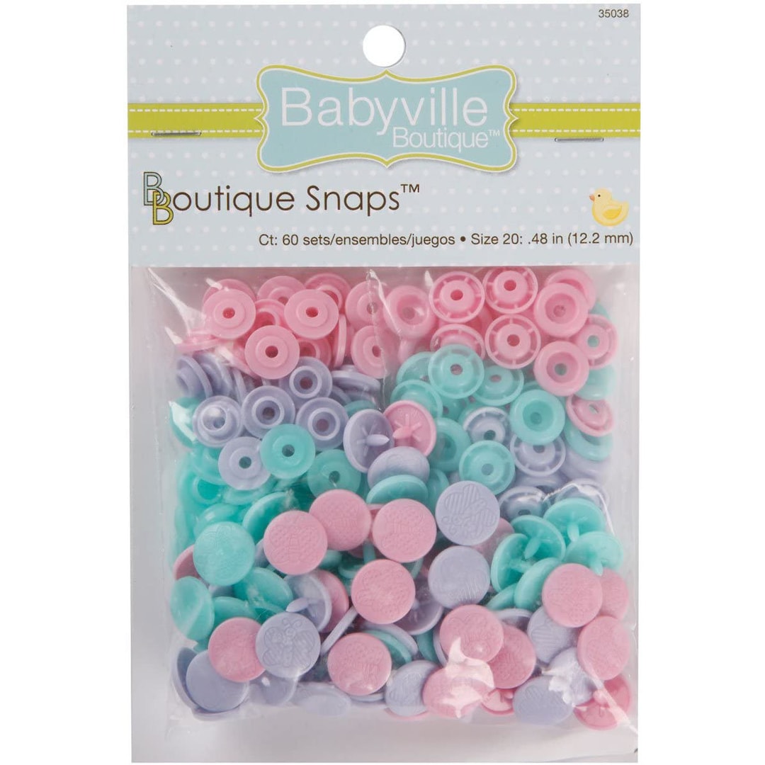 Babyville Boutique 35038 Snaps, Size 20, Butterflies 60sets Etsy