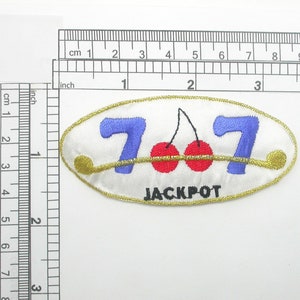 Jackpot Patch Fer sur applique brodée