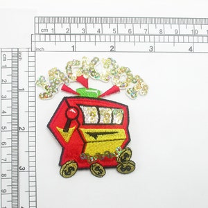 Jackpot Slot Machine Patch Iron On Sequin Embroidered Applique