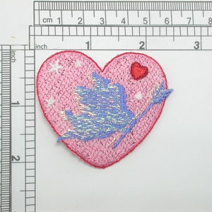 Valentine Heart Cupid Patch Iron On Patch Applique