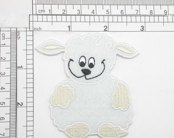 Lamm Baby Schaf gestickt Eisen Patch Auf Patch Applikation