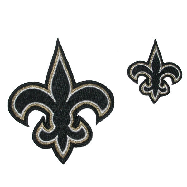 Fleur De Lys New Orleans Iron On Patch Applique 4 sizes to choose from