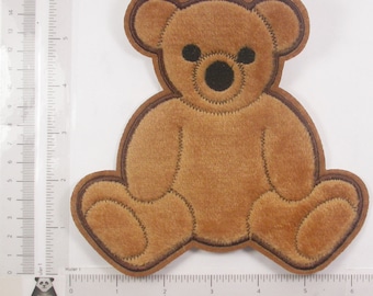 Oso de peluche coser en apliques 6" de alto