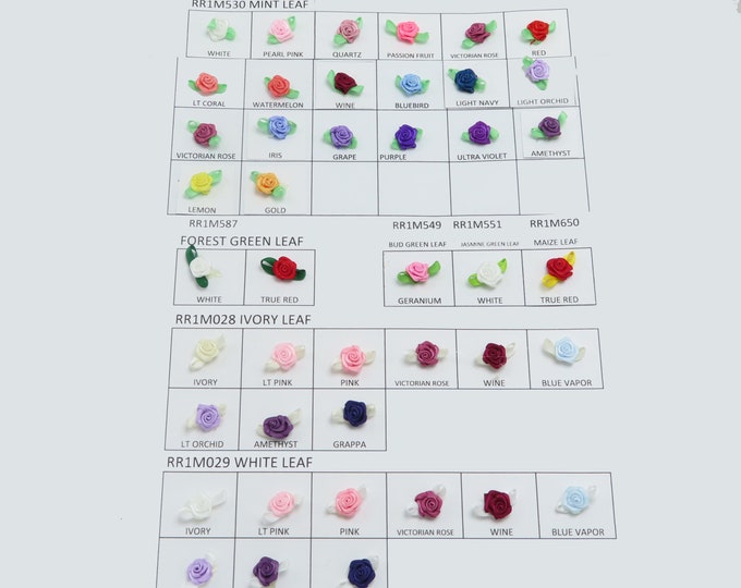 Mini Satin Roses, Millinery Scrapbooking, GOLD - Etsy