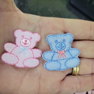 Terry Baby Bär Aufnäher: Gesticktes Bügelbild
