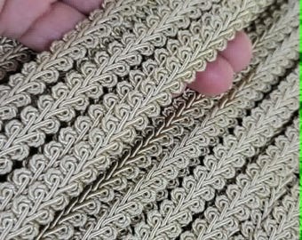 Gimp Braid 1/2" 13mm wide Tan 6 Yards