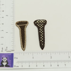 Iron On Patch Applique - Golf Tee 10 Pack