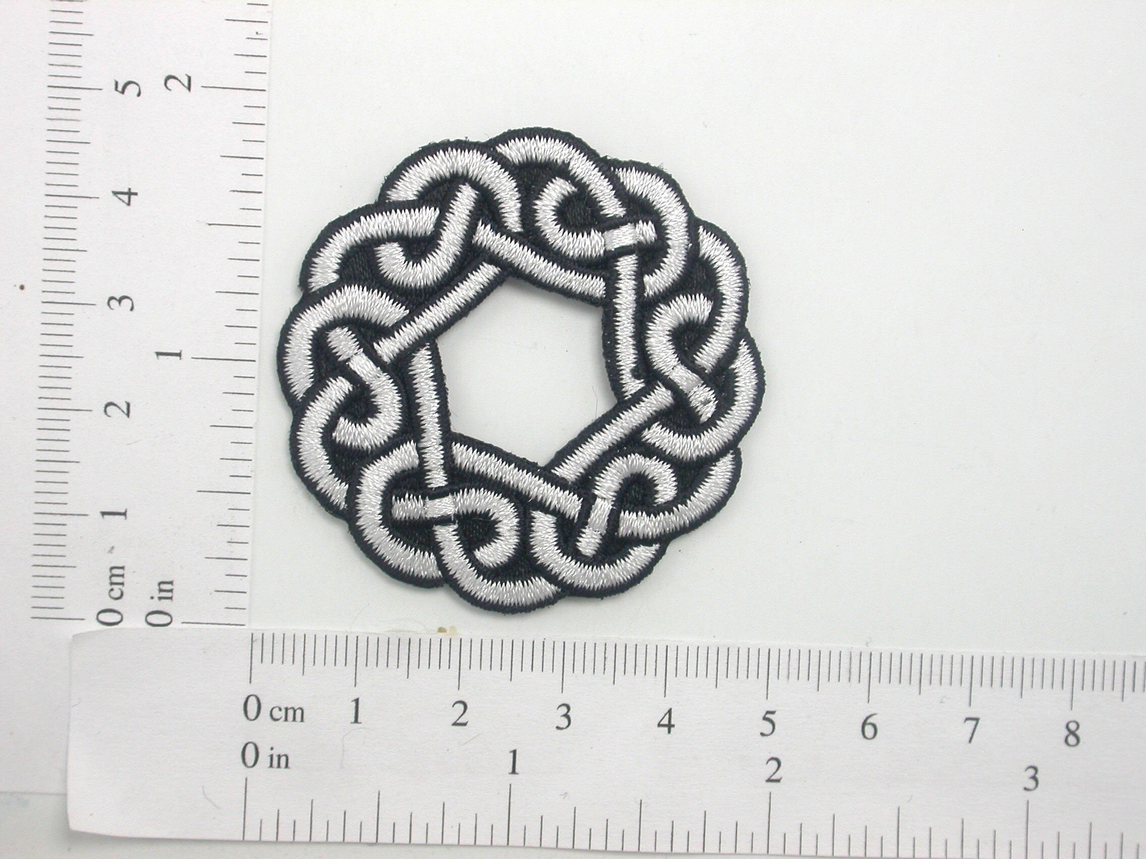 Celtic Knot Button Hole Patch Iron on Patch Applique - Etsy