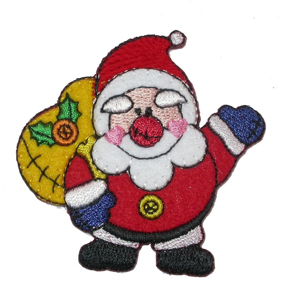Toppa natalizia di pan di zenzero termoadesiva | Toppe natalizie, toppe termoadesive natalizie, toppe termoadesive di Babbo Natale, toppe termoadesive per bambini - Italia
