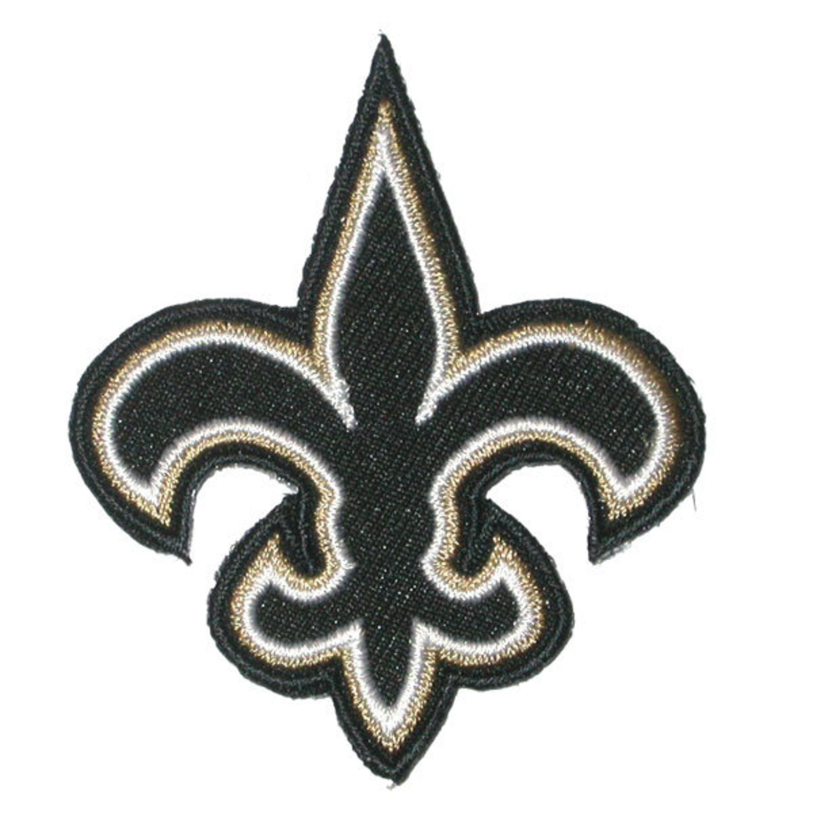 Embroidered Fleur-de-lys Iron-on Patch Badge Made In - Foto 4