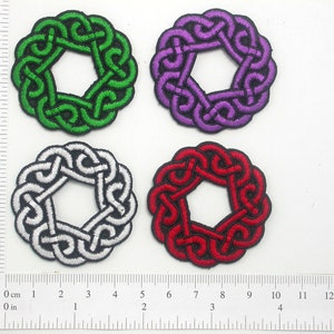 Celtic Knot - Button Hole Patch Iron On Patch Applique