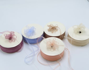 Pull A Bow 1/4" Sheer Nylon Ribbon 50 Yard Roll colors