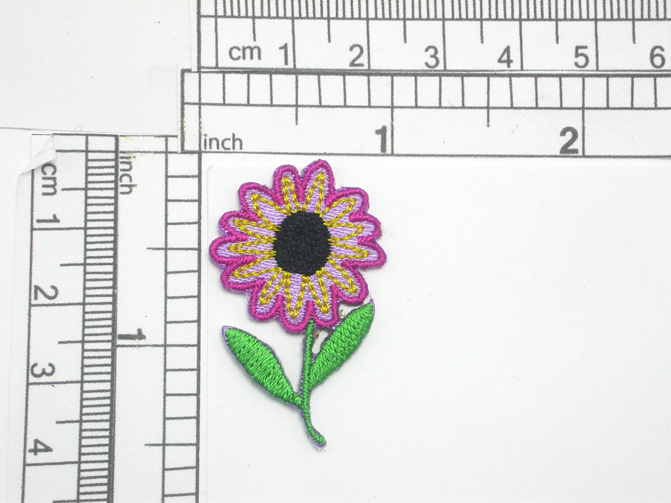 Daisy Patch Iron on Embroidered Applique Fantasy Flower 1 - Etsy