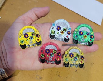 Peace Bug Auto patch Aufnäher Aufbügler Stickapplikation Käfer