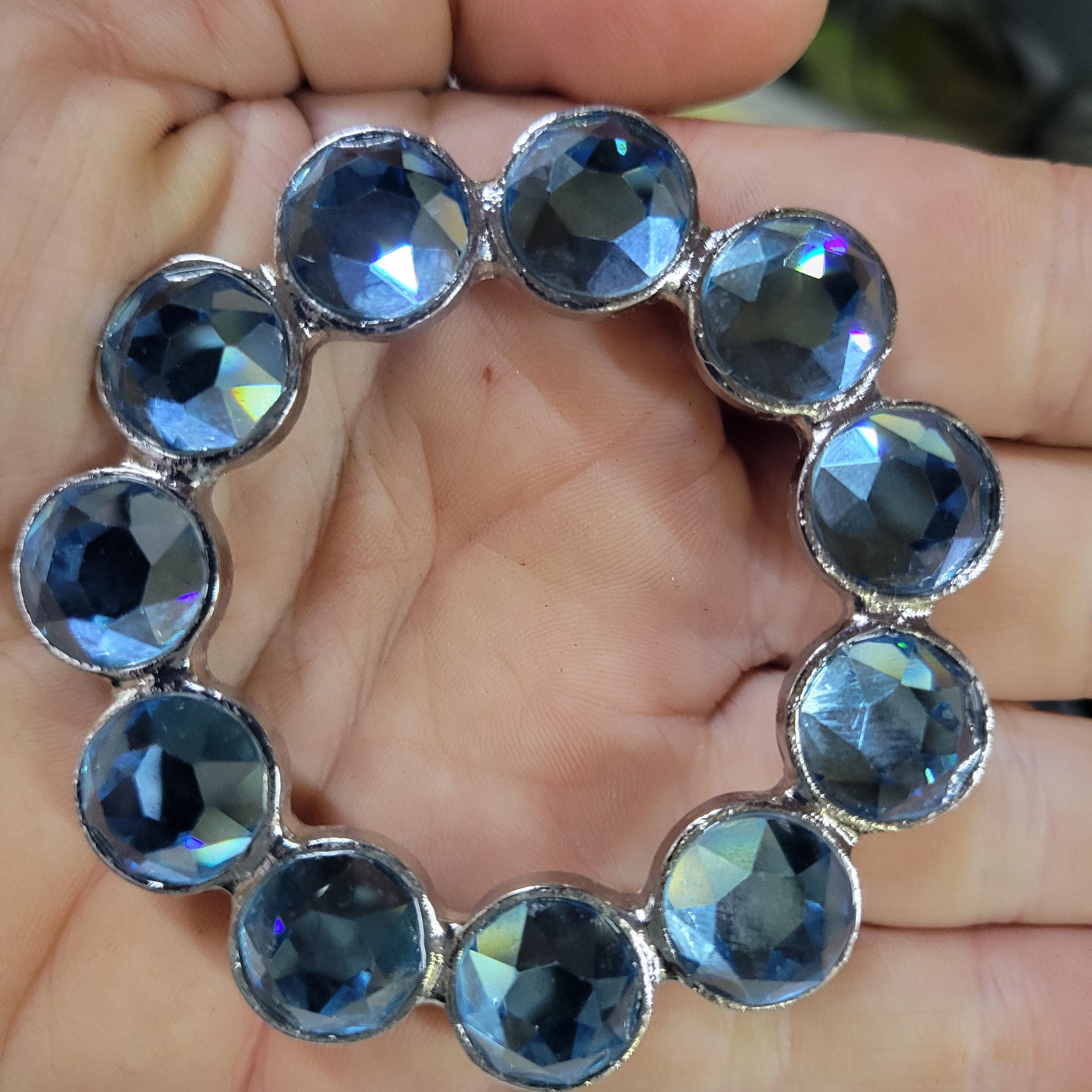 Blue Gem Belt Buckle - Etsy display picture 2