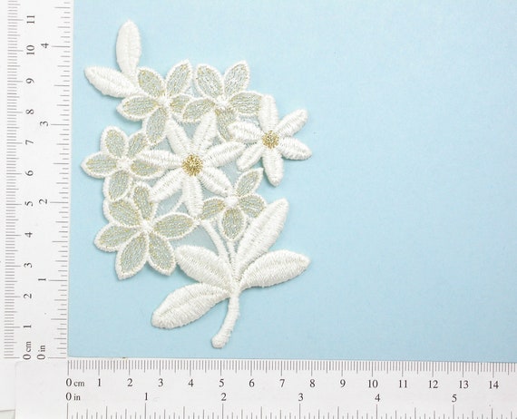 1-3/4 Embroidery Flower Iron-on Patch Applique Patch