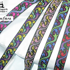 JacquardBand 25mm Funky Fanfare Colors 3 m & up