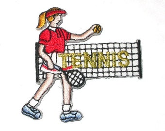 Applicazione per rete di servizio per giocatori di tennis, termoadesiva