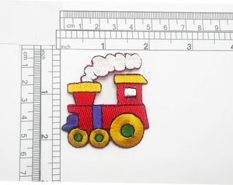 Applique brodée en fer pour locomotive à écusson train à vapeur