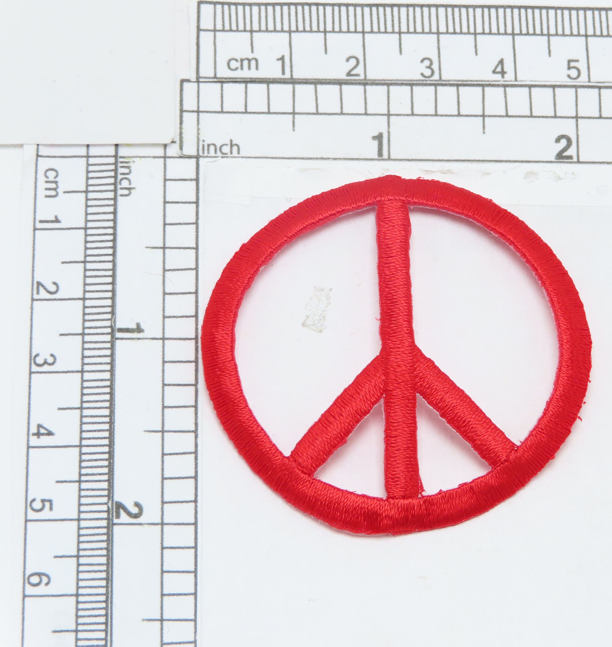 PATCH RICAMO TOPPA Simbolo Pace Peace Vintage Hippy Hippie