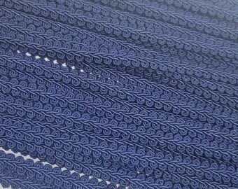Gimp Braid 1/2" 13mm wide Dark Blue 6 Yards