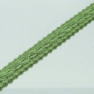 Trança Fancy Gimp 1/2" 13mm de largura Willow Green 2 1/3 yd restante