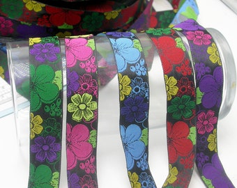 Jacquard Ribbon 1" (25mm) Flower Frenzy 9 meters (9.75 yards)