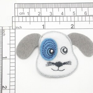 Welpe Hund Aufnäher Applikationen 1 1 1/2&quot; x 2 5/8&quot;