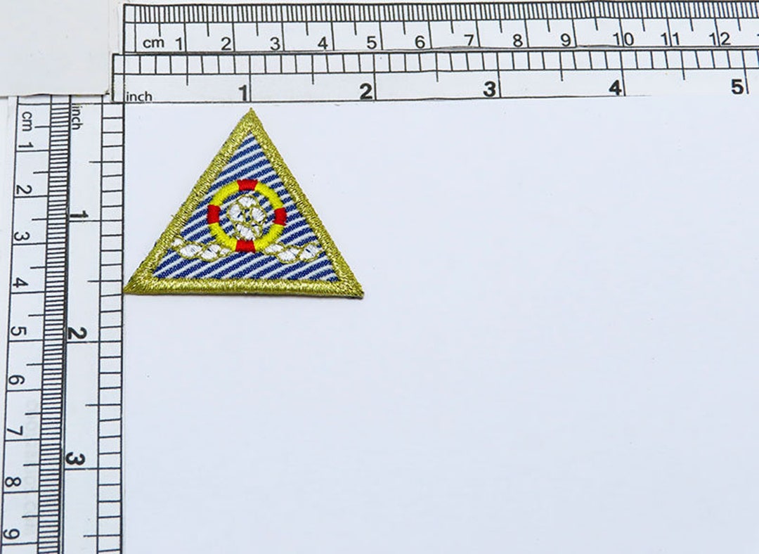 Nautical Life Preserver Patch - Embroidered Twill Applique - Etsy