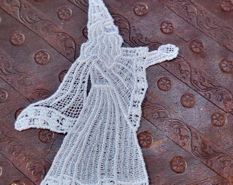 Toppa da cucire Venice Lace Wizard: applicazione bianca